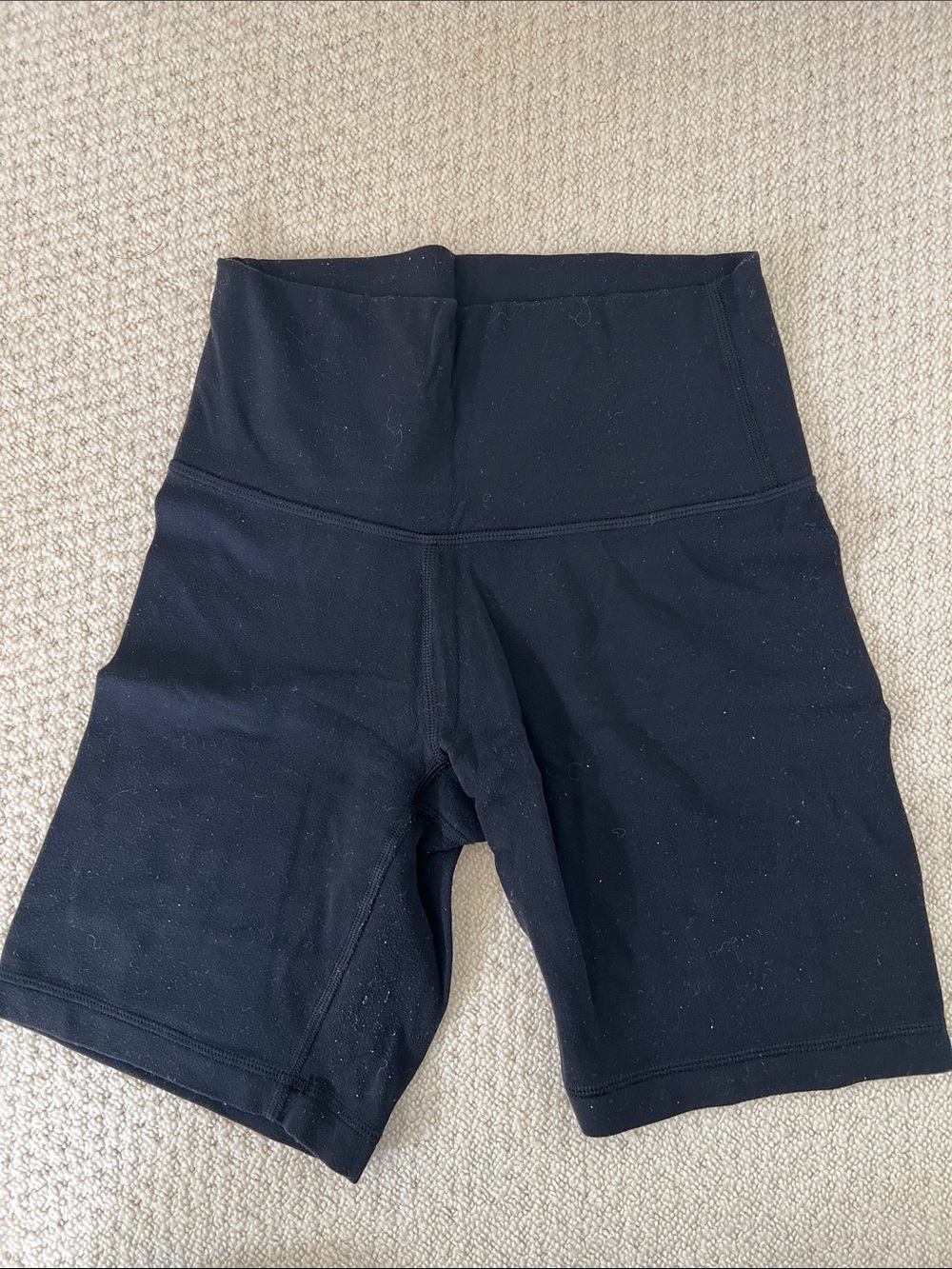 TNA Black High-Rise Bike Shorts